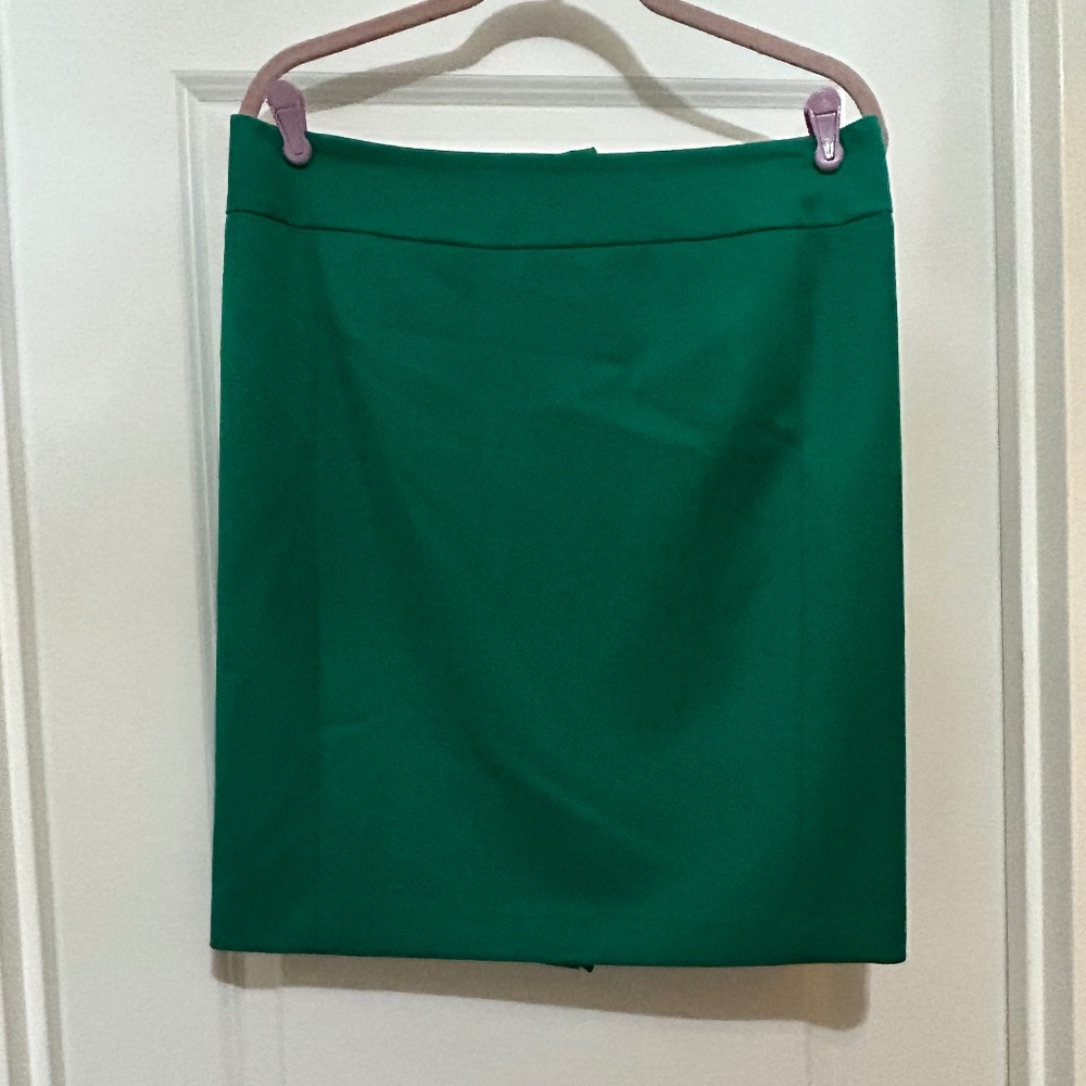 Anne Klein Kelly Green Pencil Skirt Sz. 10